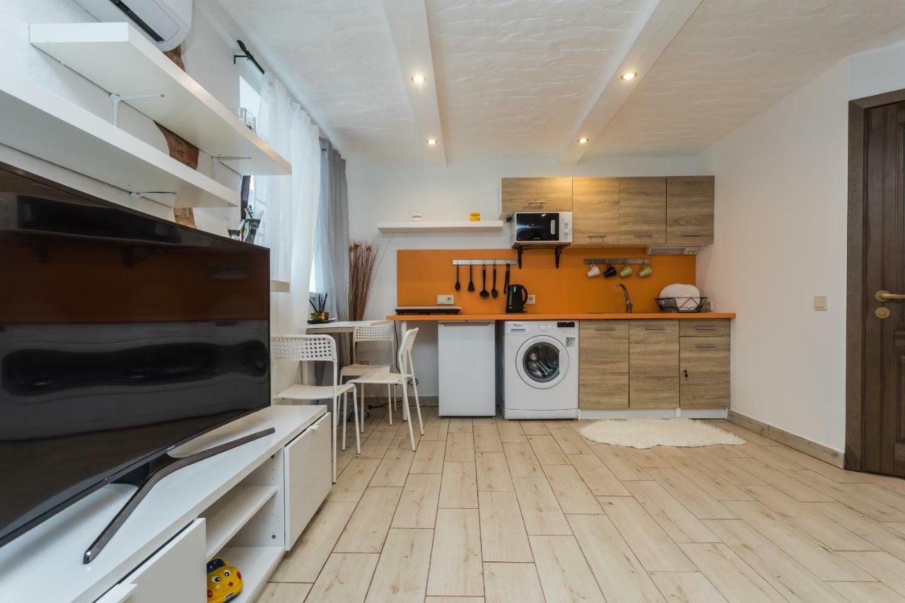 פלאנגה Trys Apartamentai מראה חיצוני תמונה